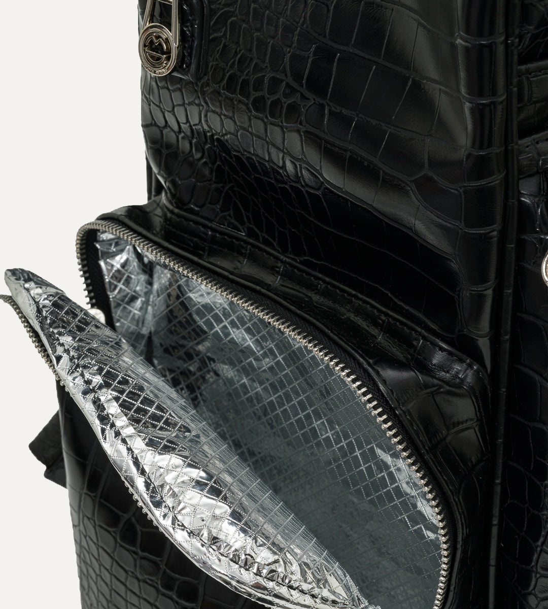 Vista Siyah K. Deri Nikel Bebek Bakım Çantası