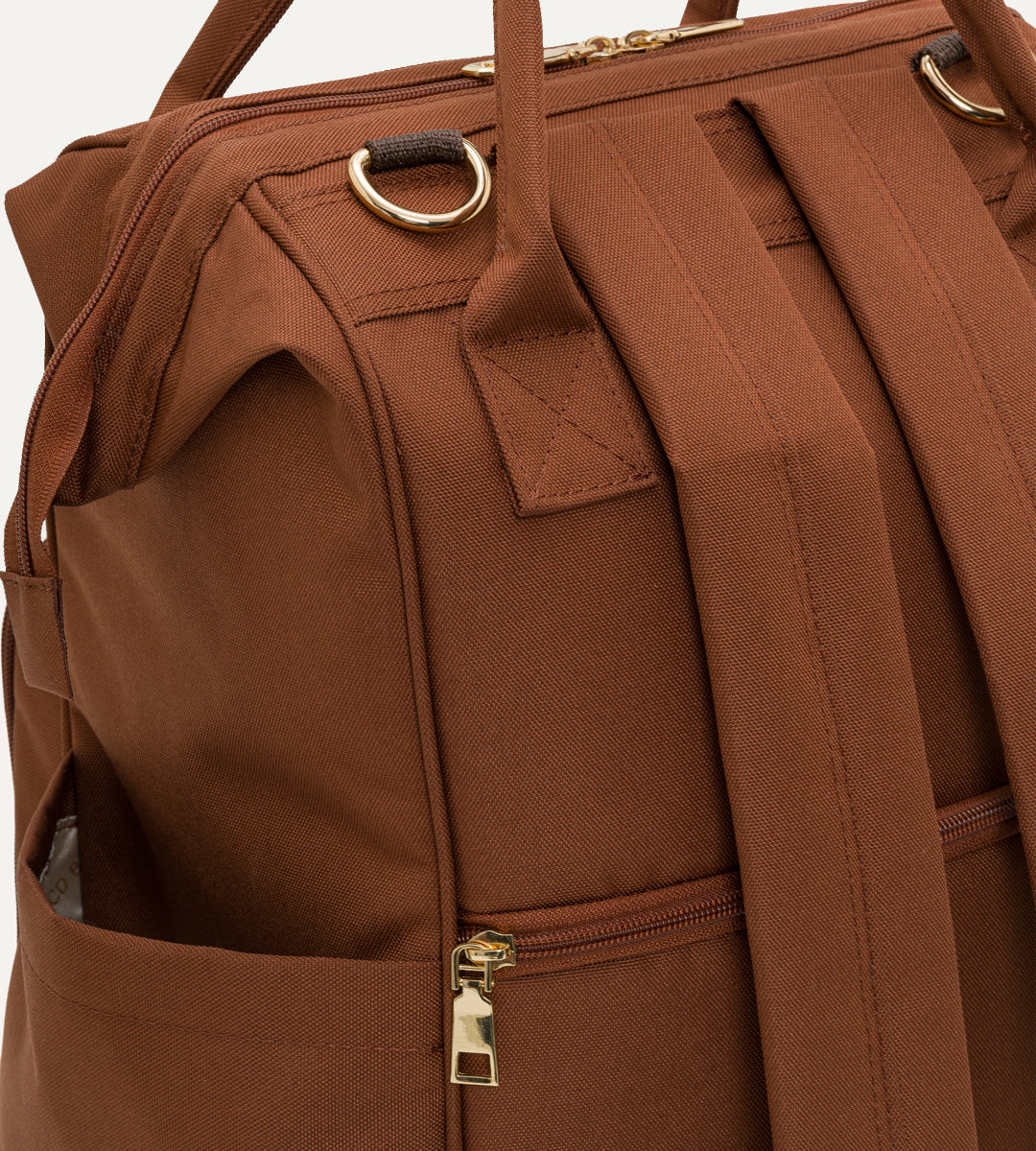 Vera Kahverengi Gold Bebek Çantası