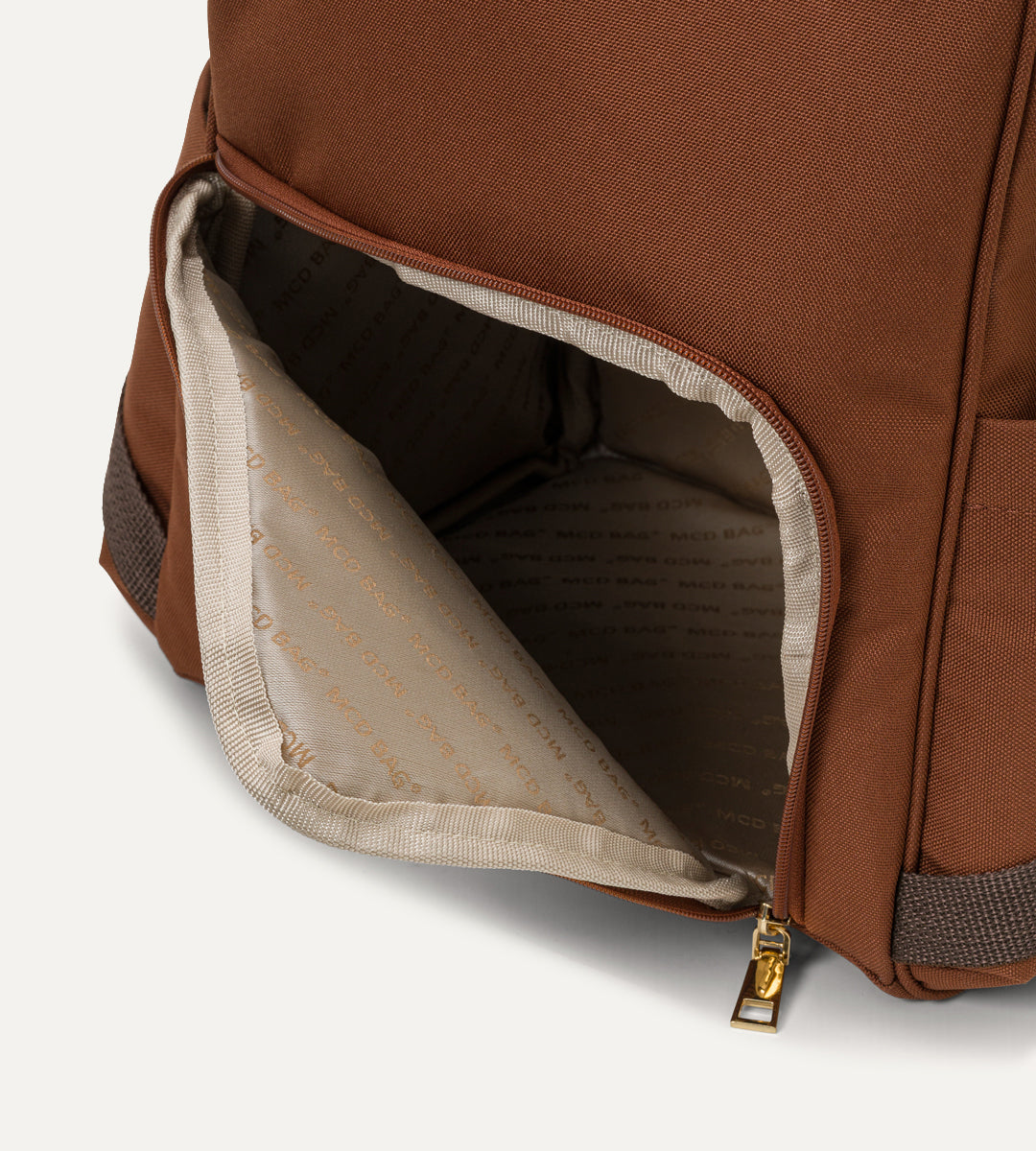 Vera Kahverengi Gold Bebek Çantası