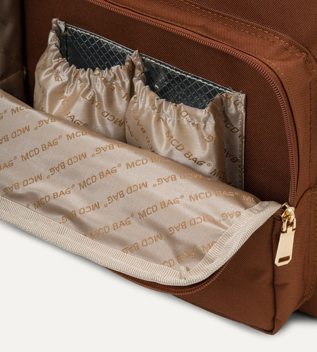 Nata Kahverengi Gold Bebek Çantası