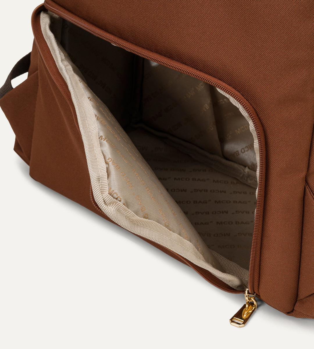 Nata Kahverengi Gold Bebek Çantası