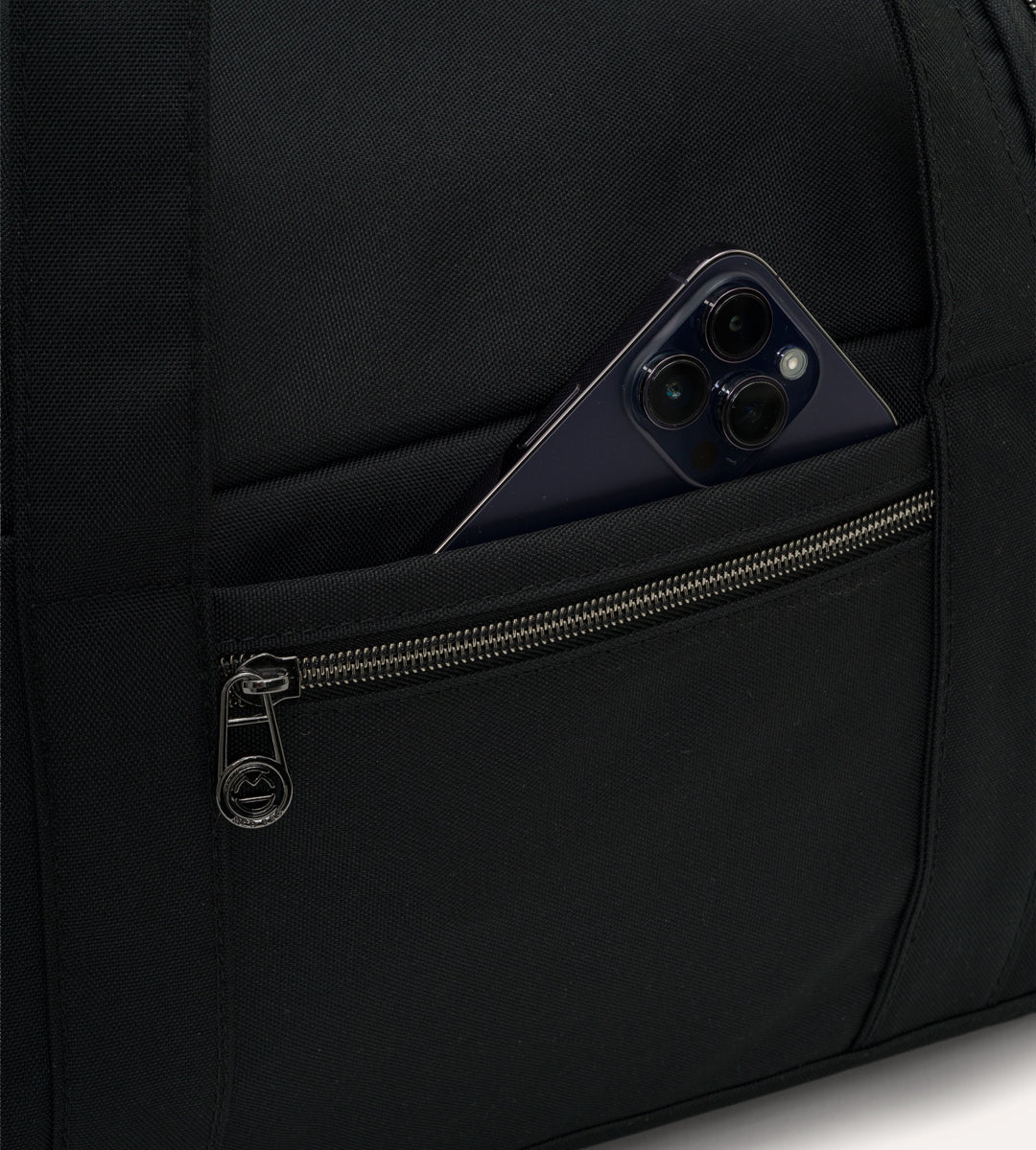 Serena Siyah Kumaş Bebek Çantası