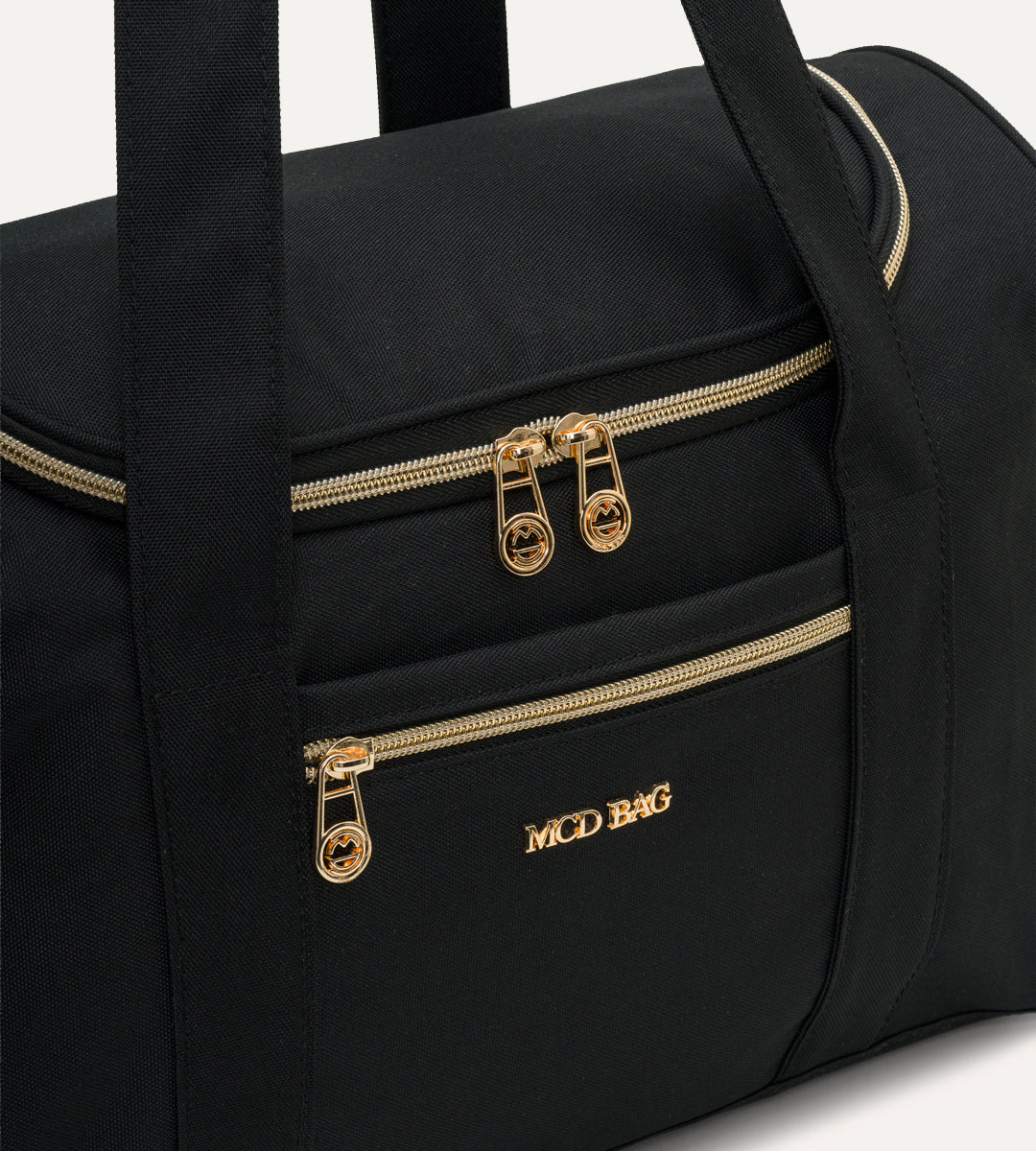 Serena Siyah Gold Kumaş Bebek Çantası