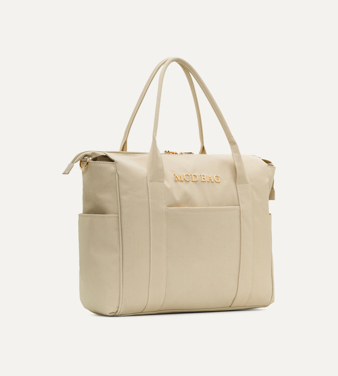 Voyage Bej Gold Kumaş Valiz