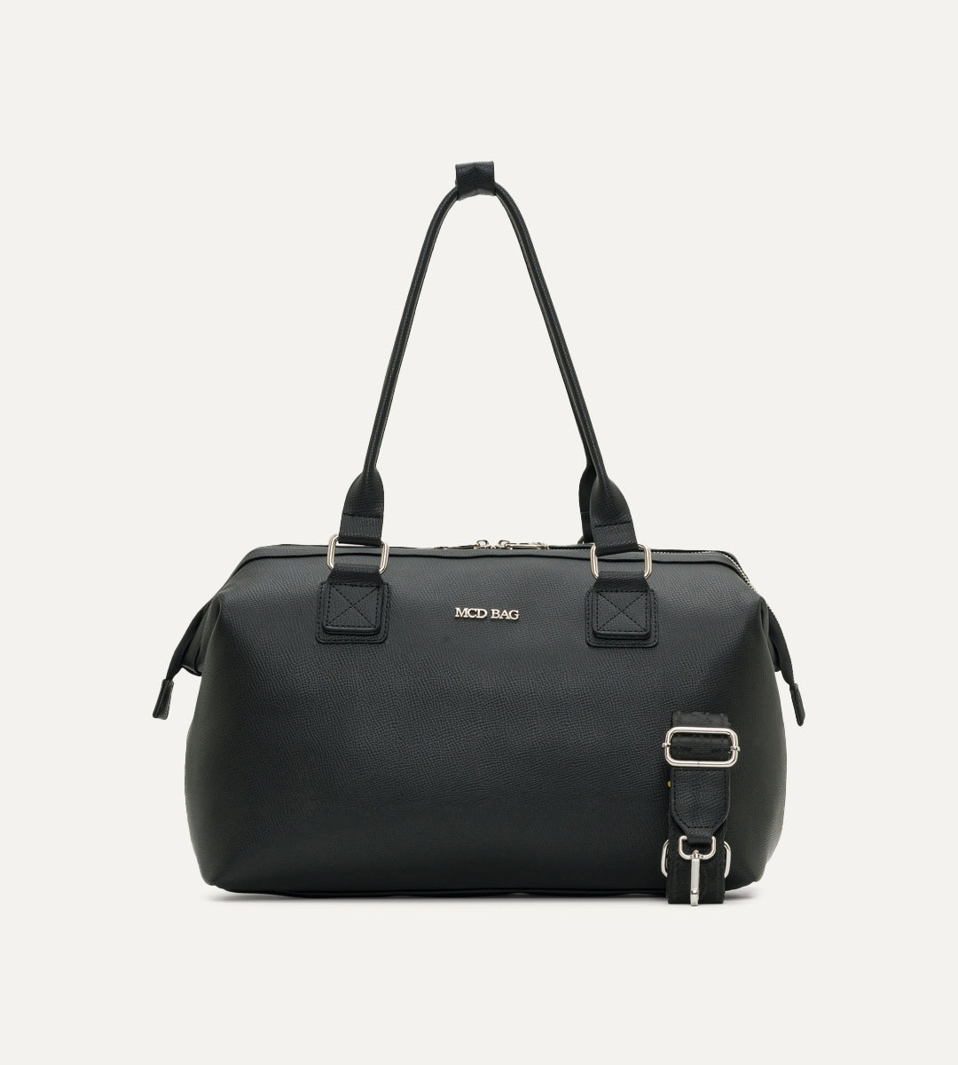 Noven Siyah E. Deri Nikel Bebek Çantası