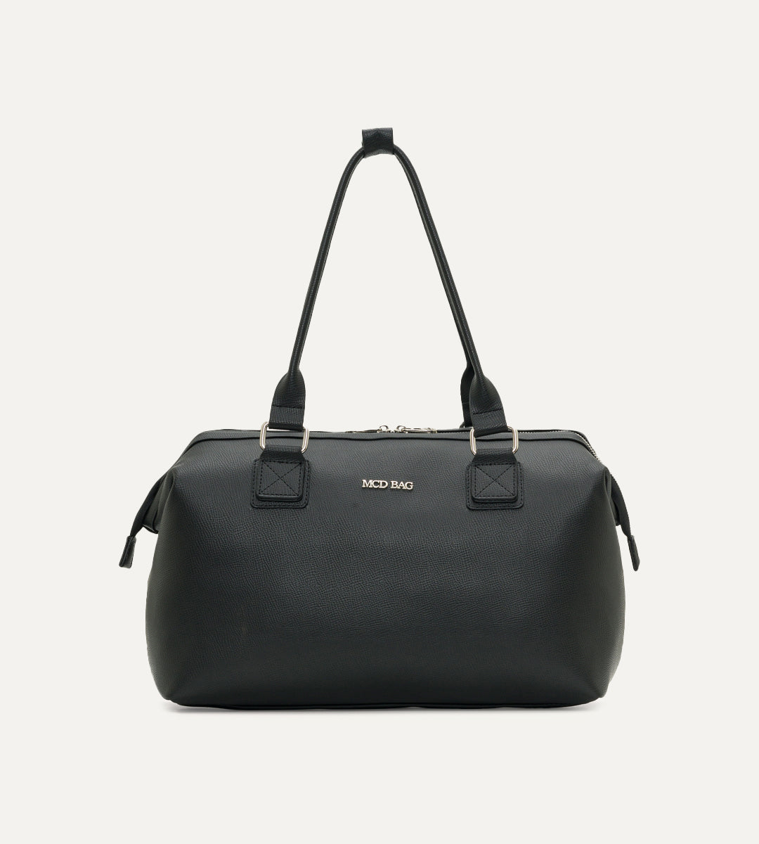 Noven Siyah E. Deri Nikel Bebek Çantası