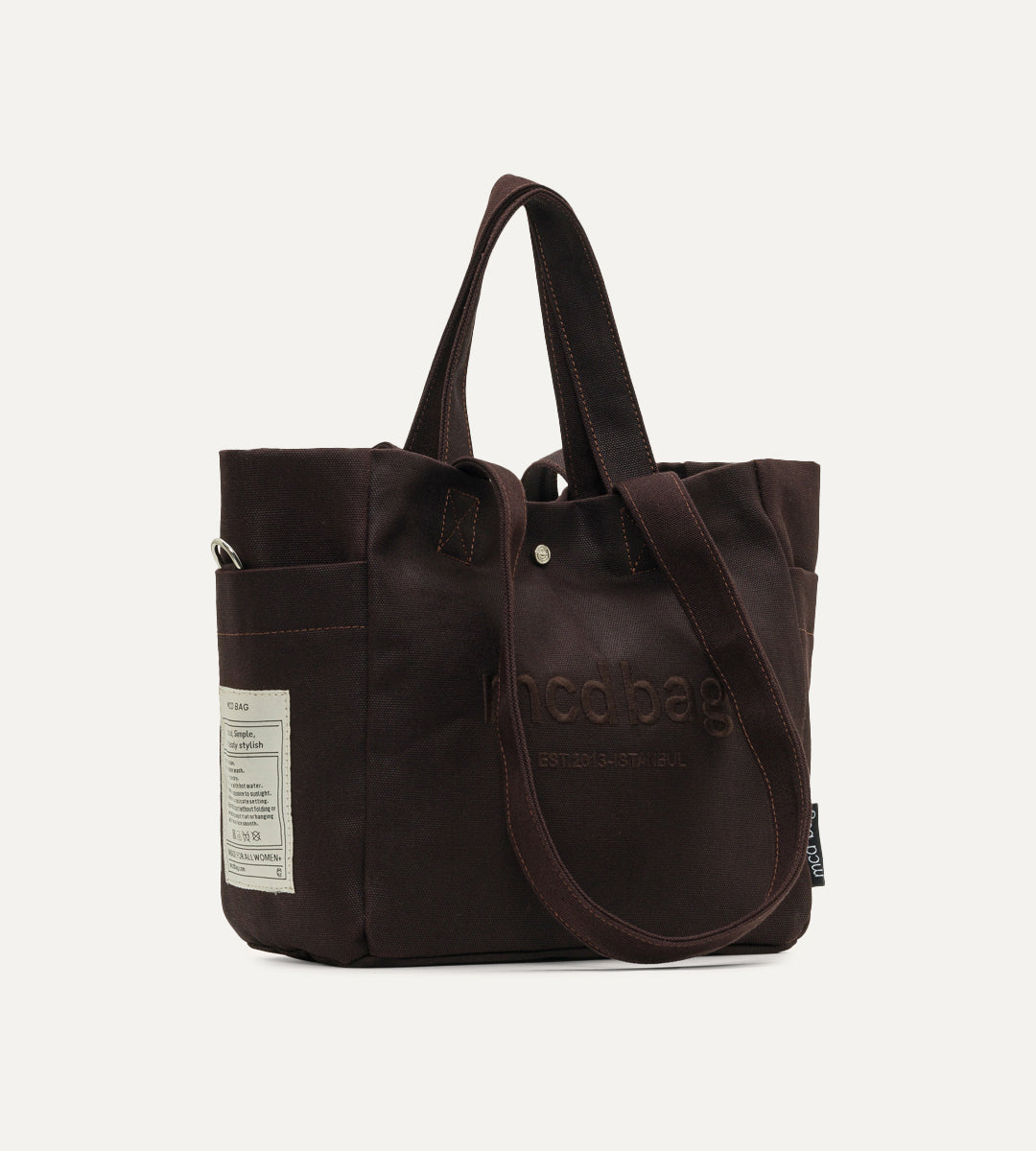 Vina Kahverengi Kanvas Çanta Küçük