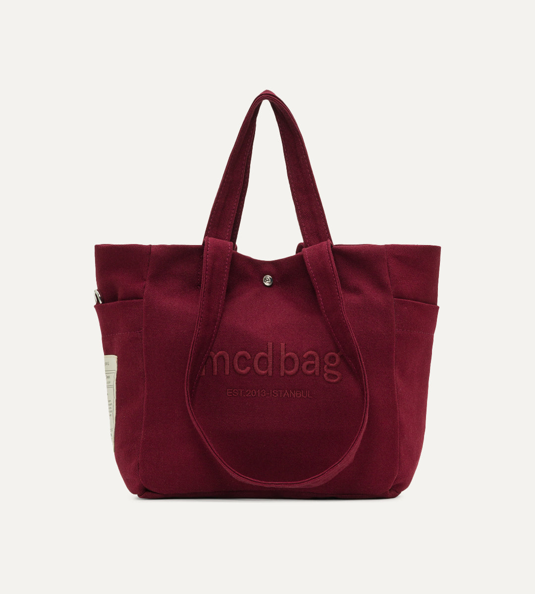 Vina Bordo Kanvas Çanta Küçük