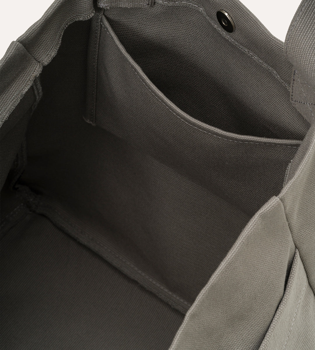 Vina Gri Kanvas Çanta Büyük