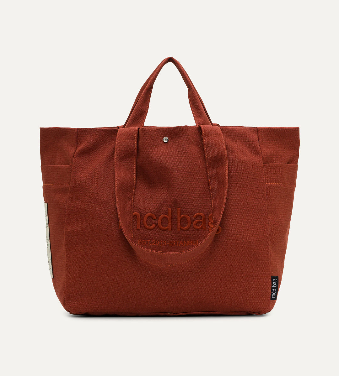 Vina Kiremit Kanvas Çanta Büyük