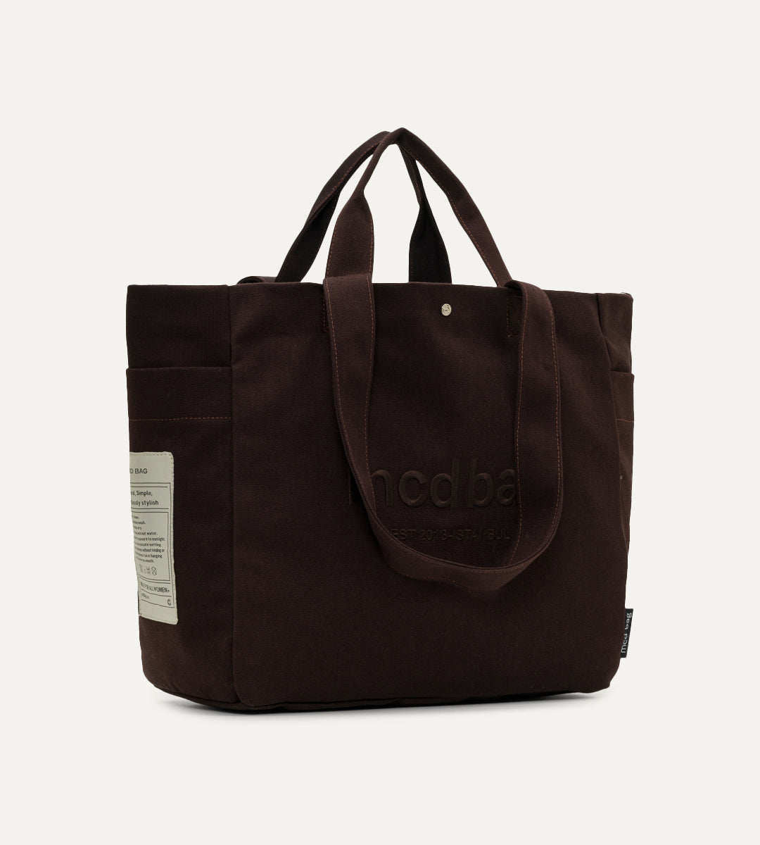 Vina Kahverengi Kanvas Çanta Büyük