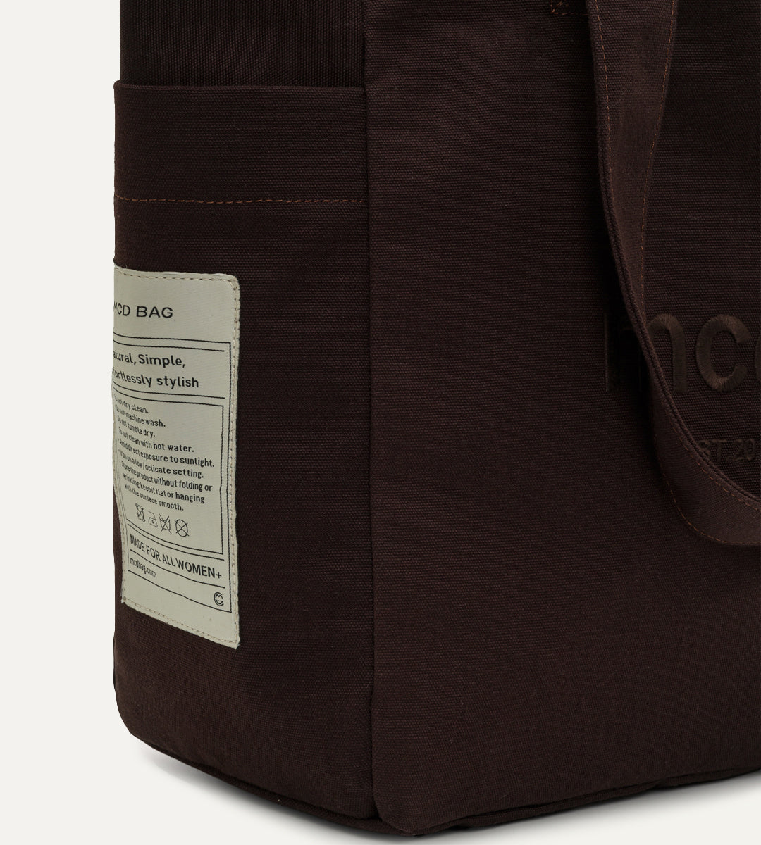 Vina Kahverengi Kanvas Çanta Büyük