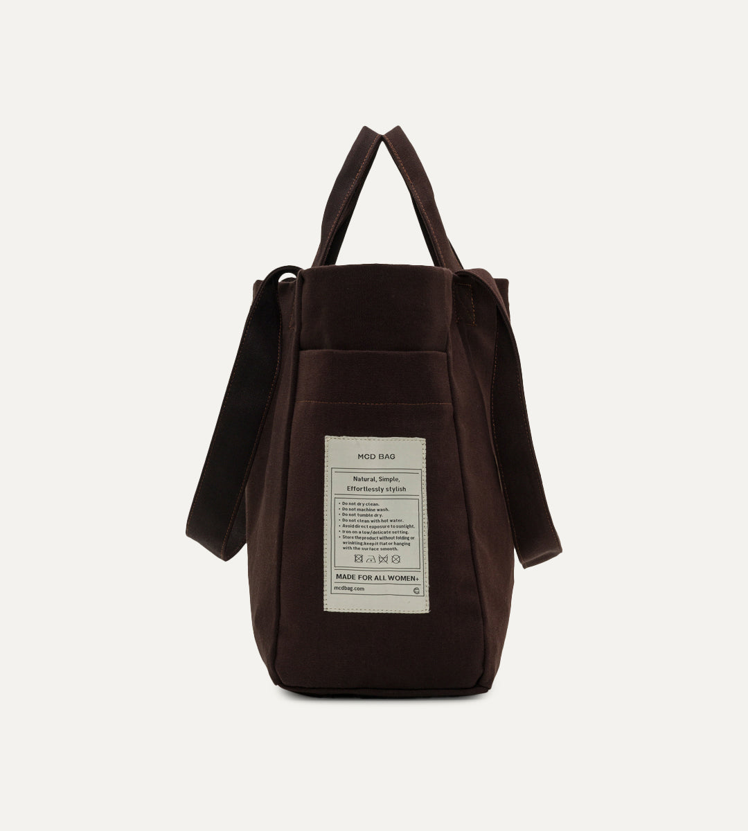 Vina Kahverengi Kanvas Çanta Büyük