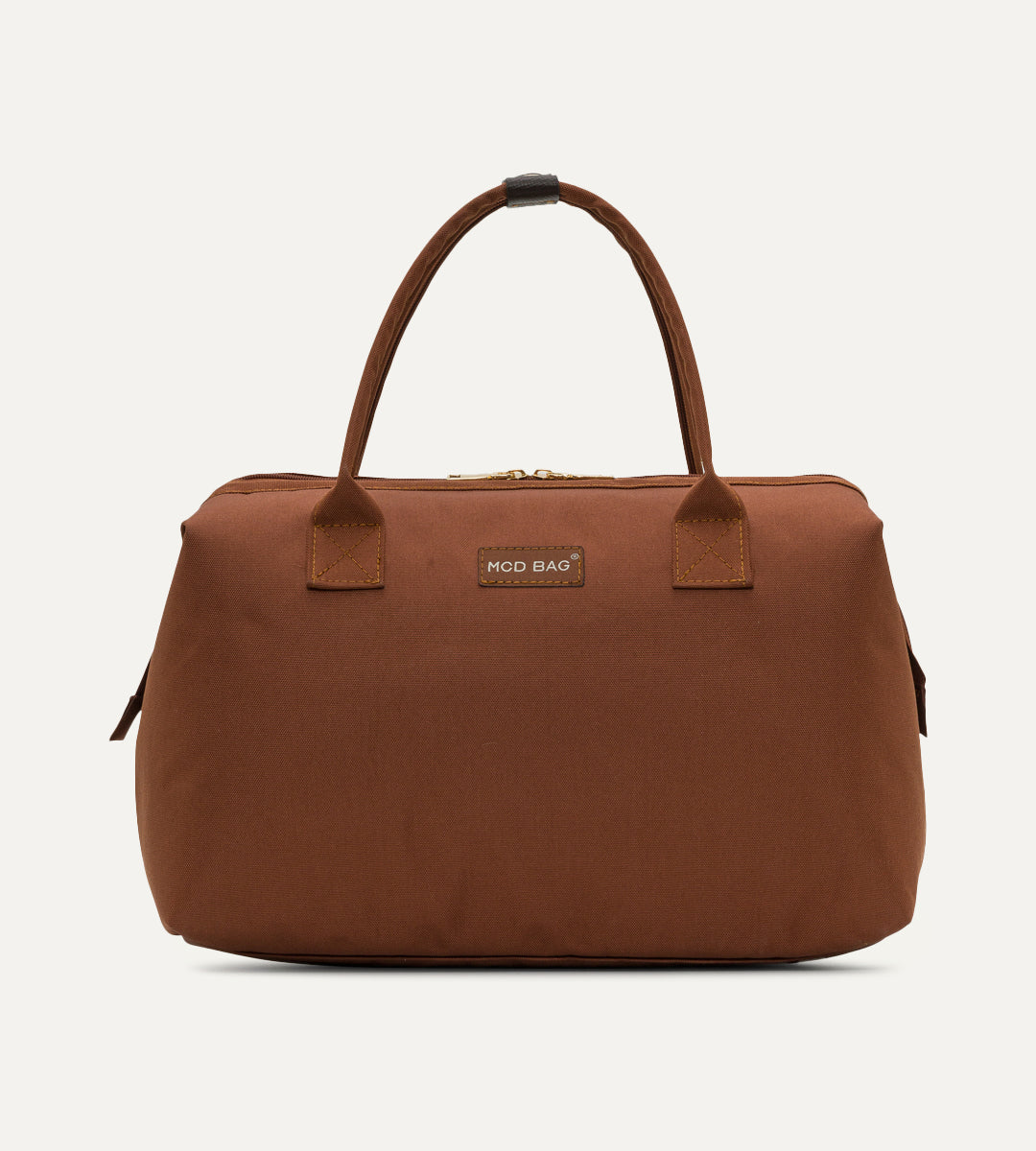 Noven Kahverengi Gold Kumaş Bebek Çantası