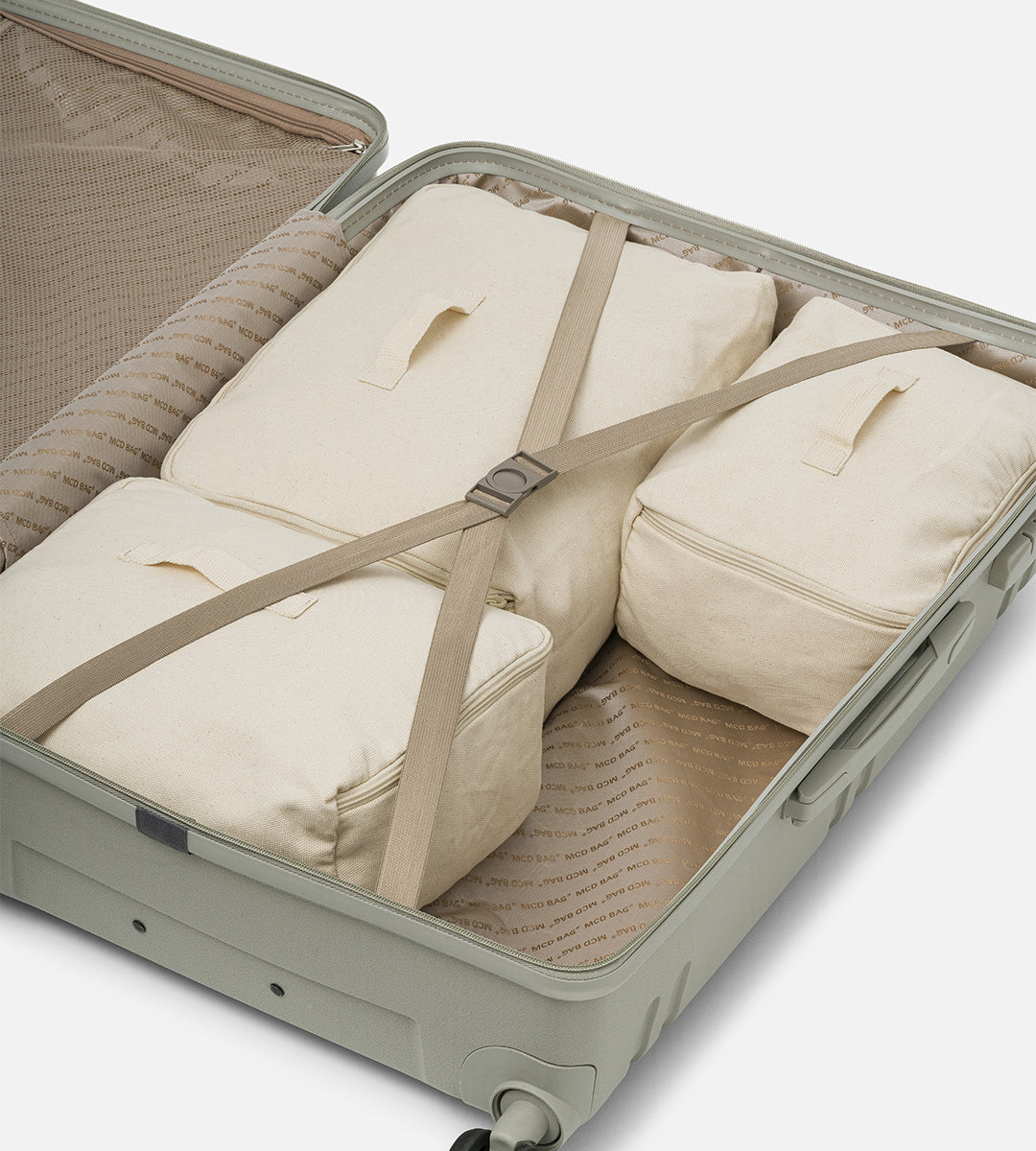 Solia Gri PP Valiz Büyük Boy