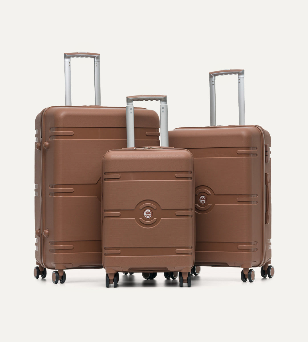 Solia Kahverengi PP Valiz Set