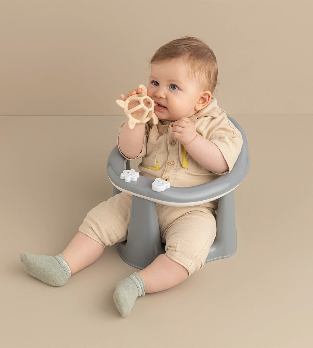 Kaplumbağa Figürlü Bebek Diş Kaşıyıcı Yeşil