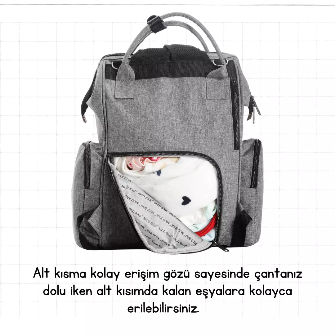 MCD Bag F-36 Klinkır Pembe Bebek Bakım Çantası