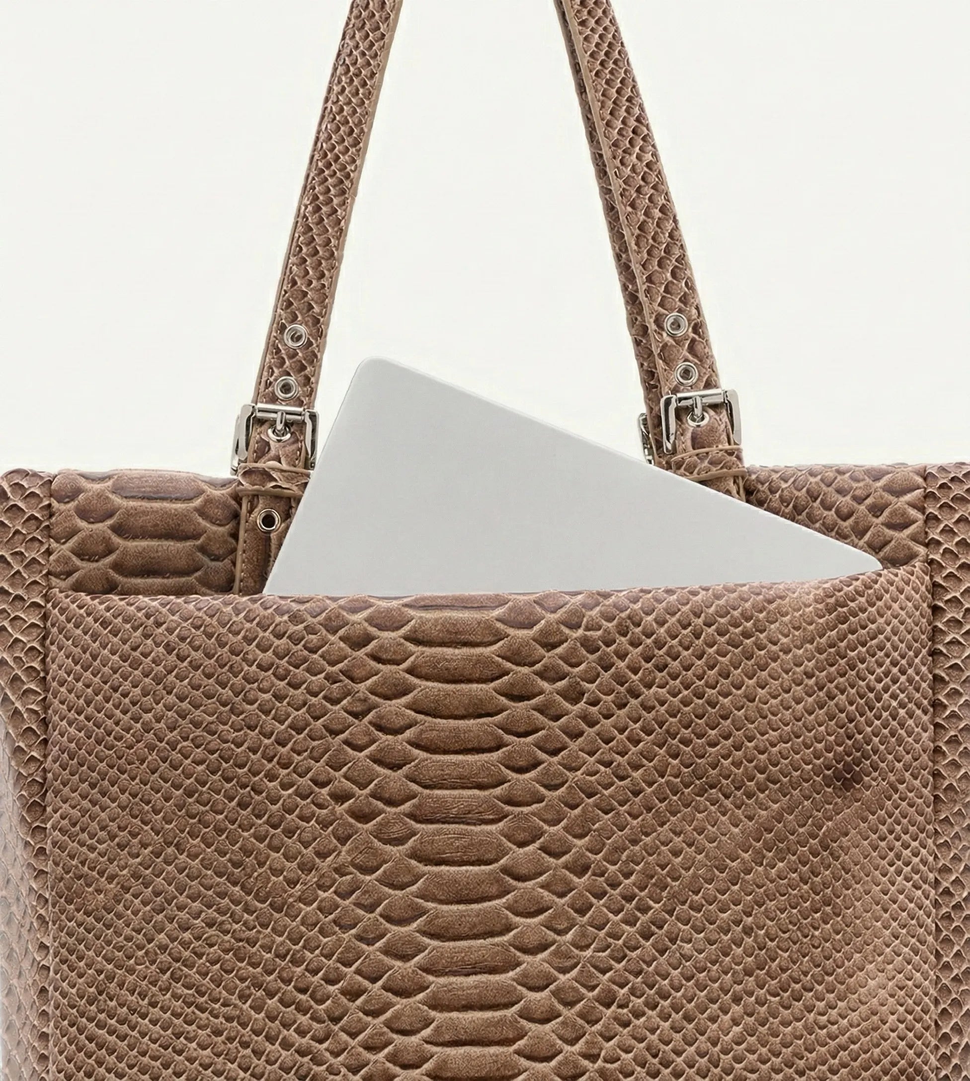 Minore Camel Y. Deri Nikel Bebek Çantası