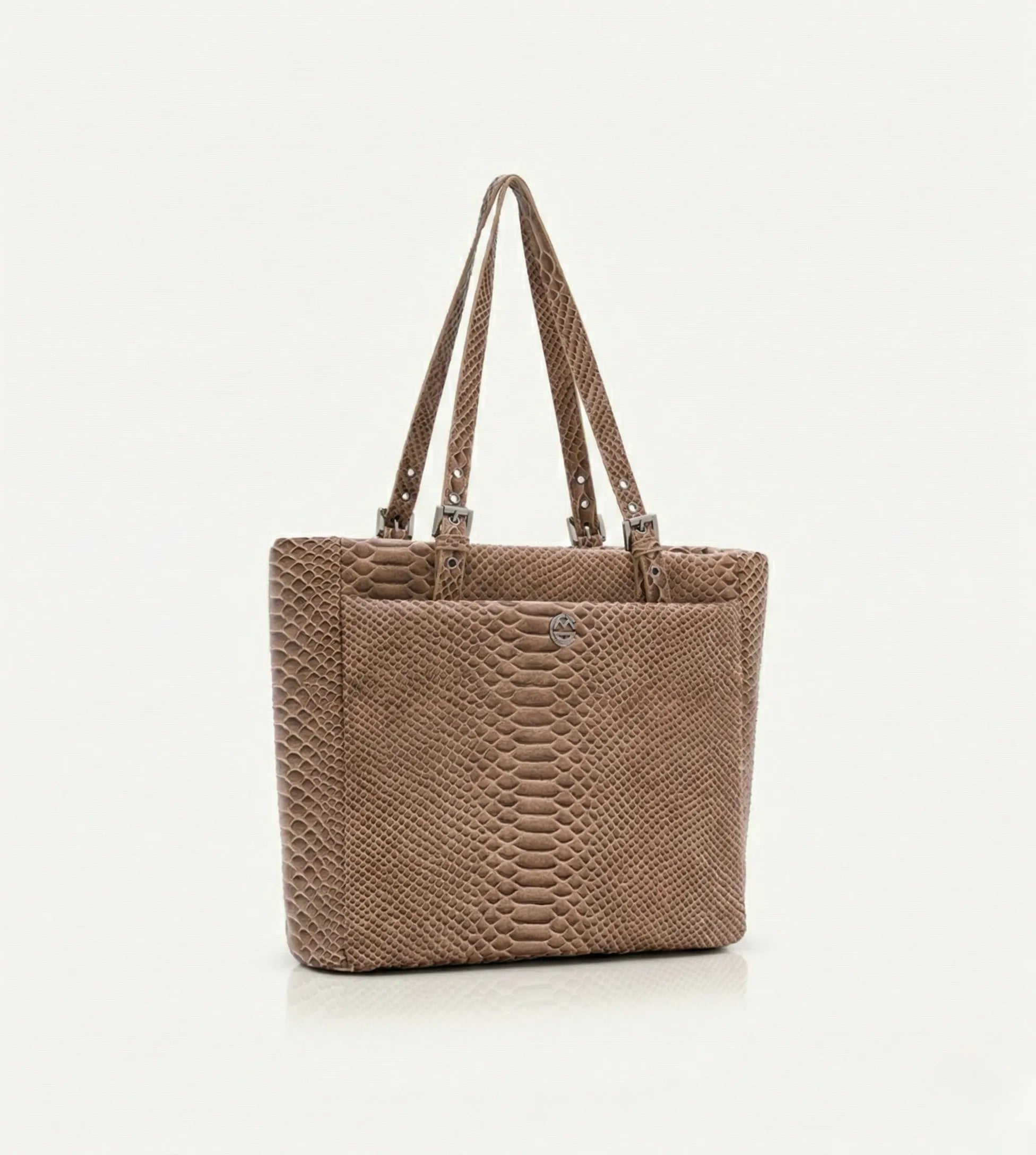 Minore Camel Y. Deri Nikel Bebek Çantası