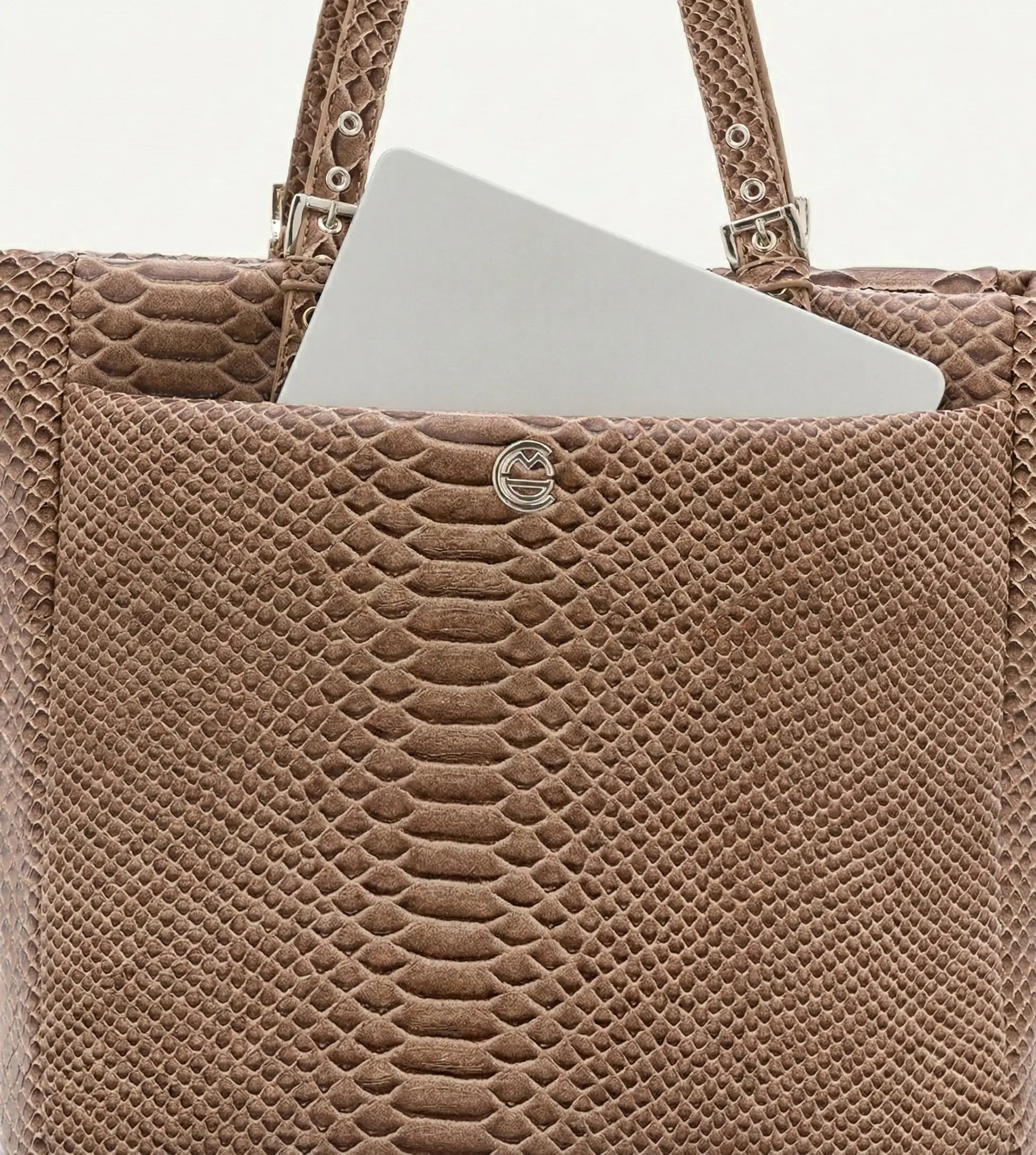 Minore Camel Y. Deri Nikel Bebek Çantası